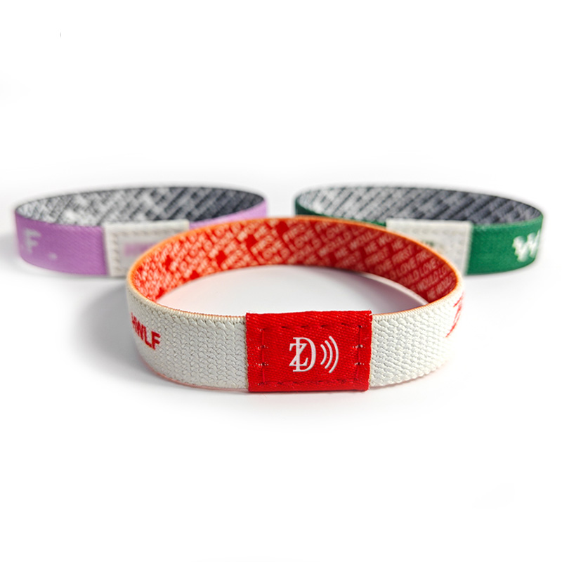 Customized Printing/Logo Eco Friendly Elastic NFC Wristband