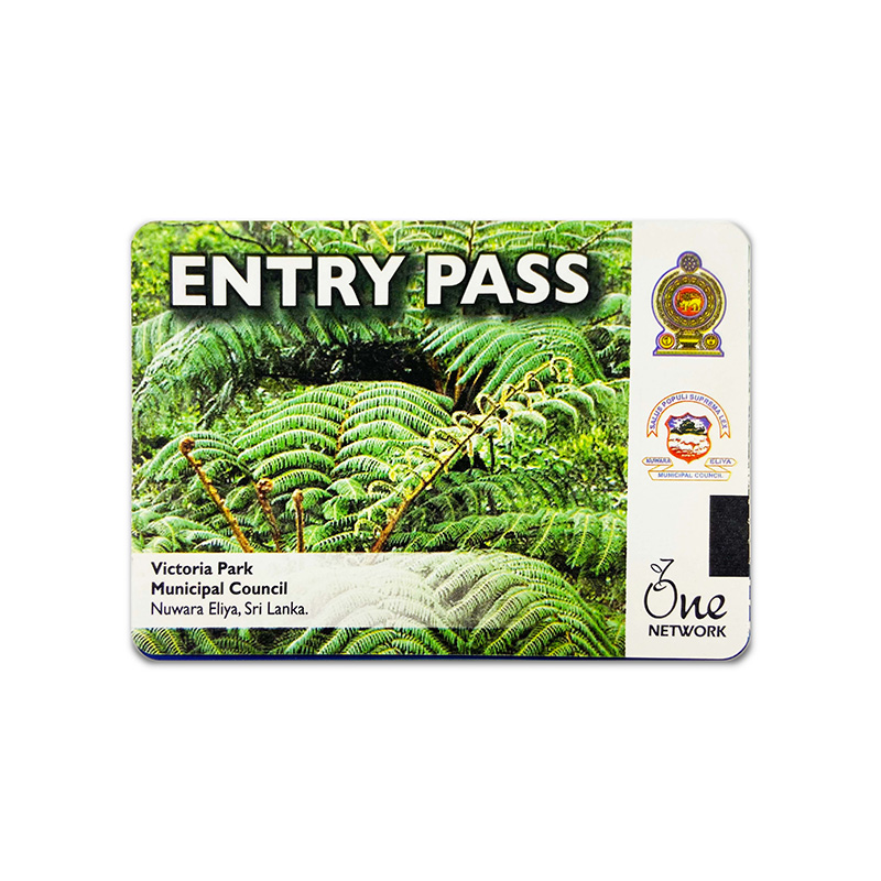 MIFARE Ultralight® C / EV1 RFID Paper Ticket For Entry Pass