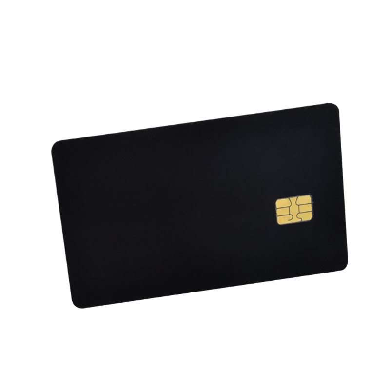 Brushed Gold Customized Craft FM4442 RFID Contact Card