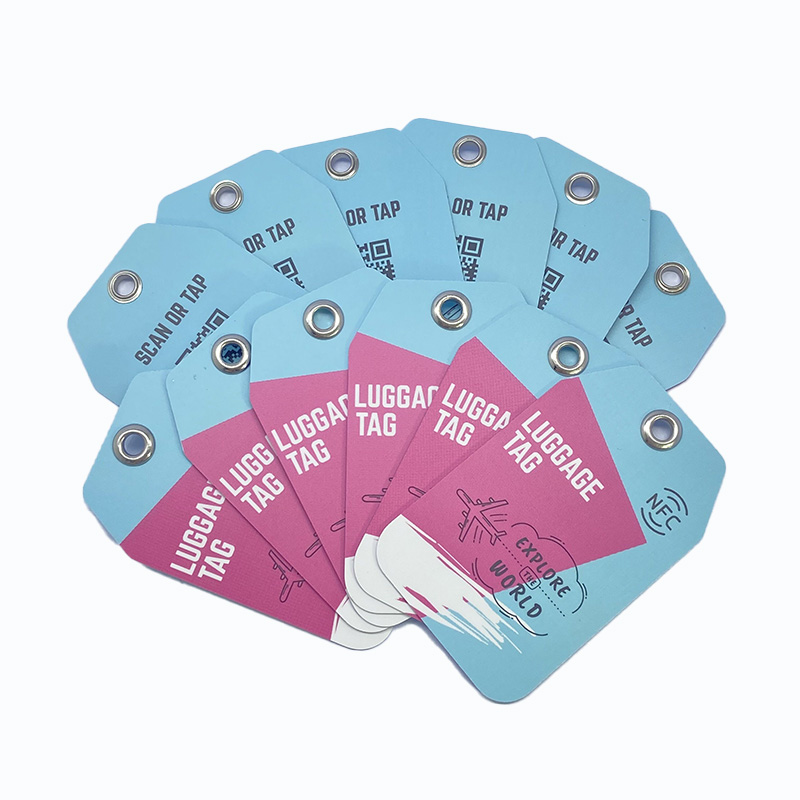 Customized Printing NFC PVC Travel Baggage Tracking RFID Tag