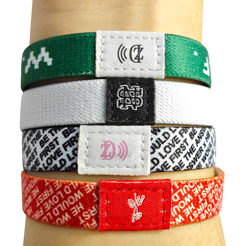 Customized Printing/Logo Eco Friendly Elastic NFC Wristband