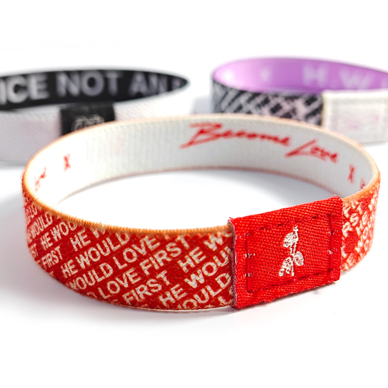 Customized Printing/Logo Eco Friendly Elastic NFC Wristband