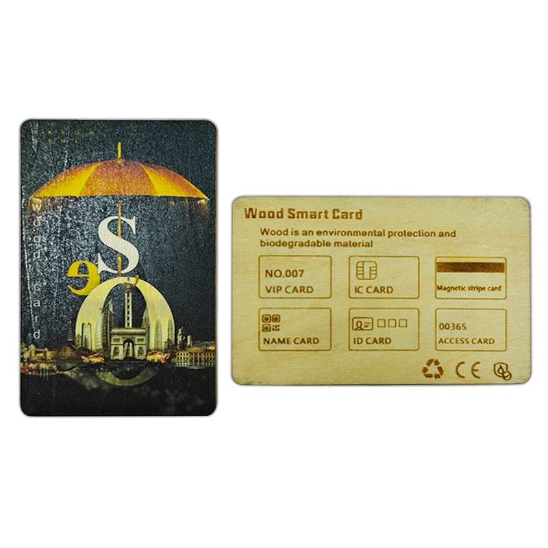 High-end Hotels MIFARE Classic® 1K Wooden Hotel Key Card