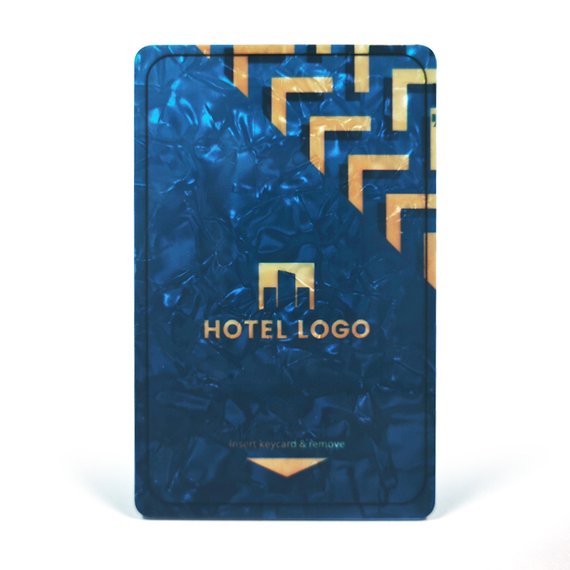 Luxurious Aesthetic Pearl Shell  Hotel Key Card