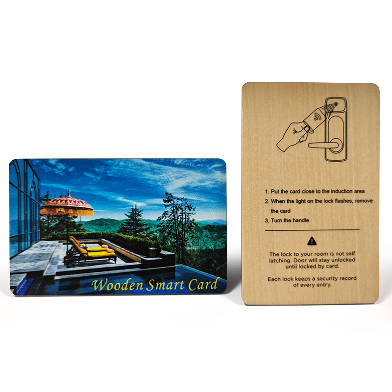 High-end Hotels MIFARE Classic® 1K Wooden Hotel Key Card