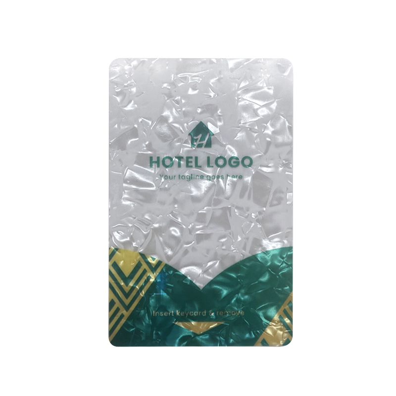 Luxurious Aesthetic Pearl Shell  Hotel Key Card