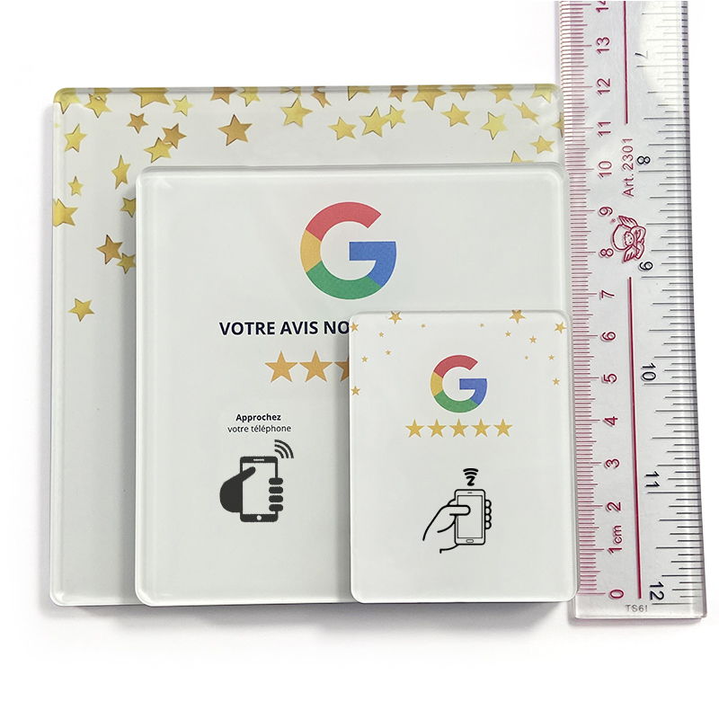Acrylic Google Review NFC Card