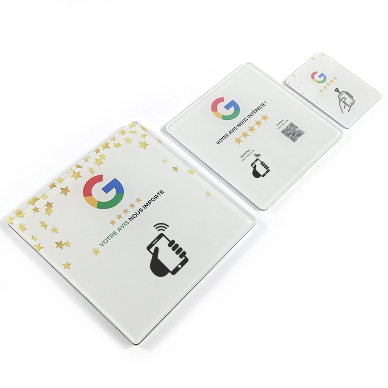 Acrylic Google Review NFC Card