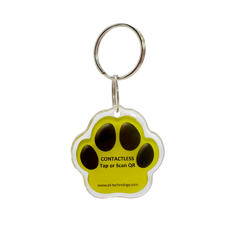 NFC dog Paw Pet RFID Tag