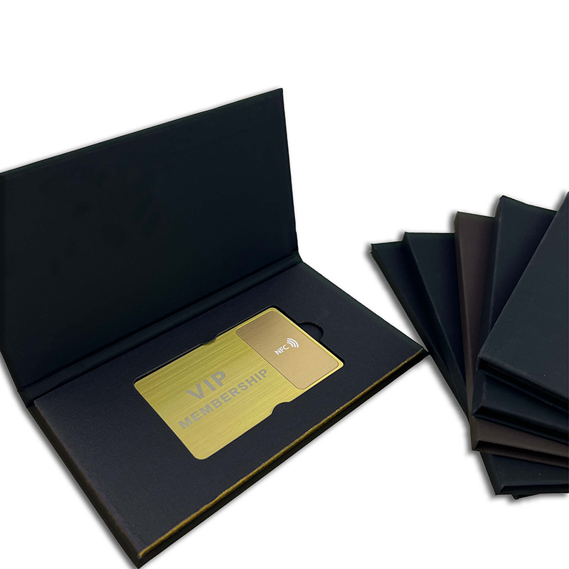  NTAG®213 Metallic Nfc Card Metal Business Card with card holder