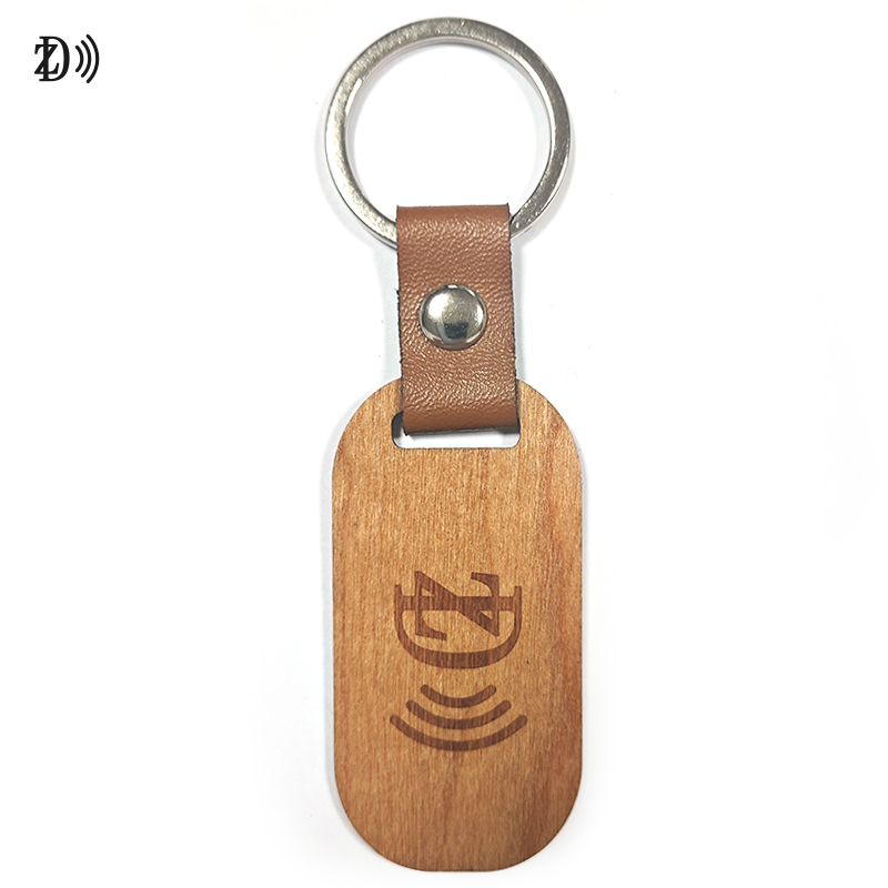 NFC Wooden Keychain