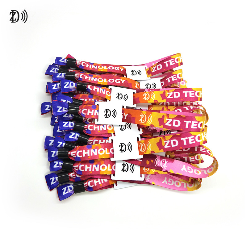 Sport Football Event RFID Woven Wristband