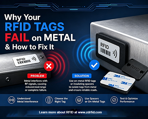 Why Your RFID Tags Fail on Metal & How to Fix It