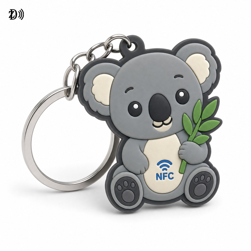 Custom Animal NFC Soft PVC Charm for Gifts and Brand Promotion