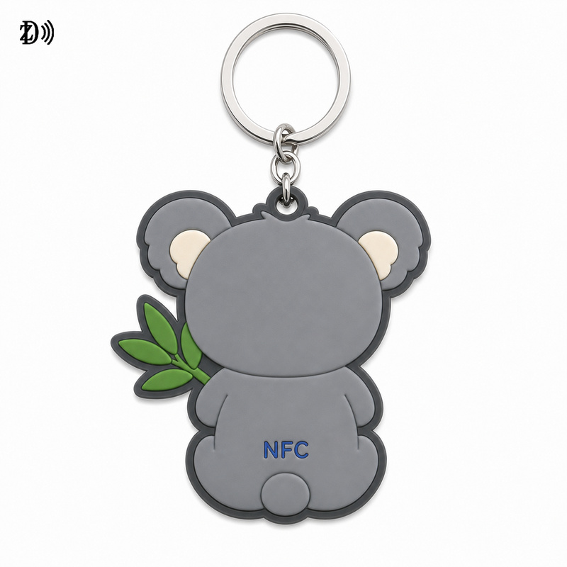Custom Animal NFC Soft PVC Charm for Gifts and Brand Promotion